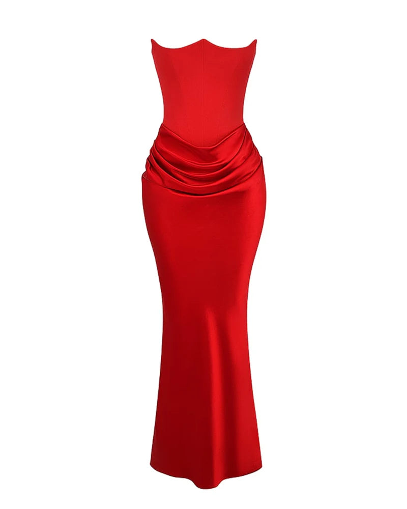 Josephine Dress - Red