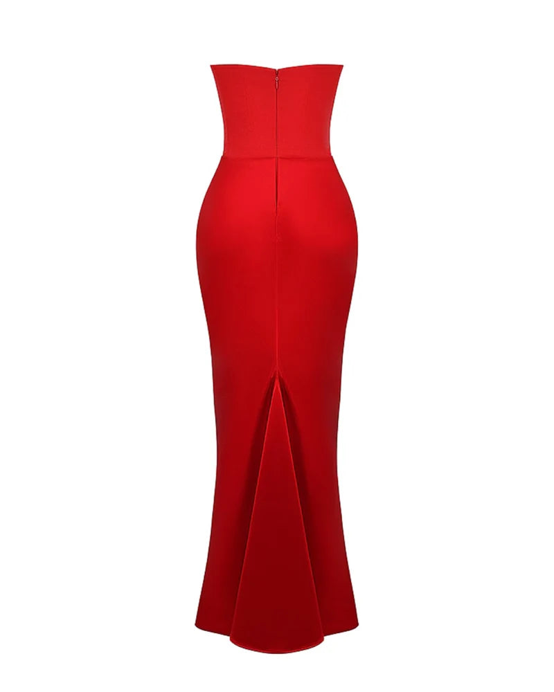 Josephine Dress - Red