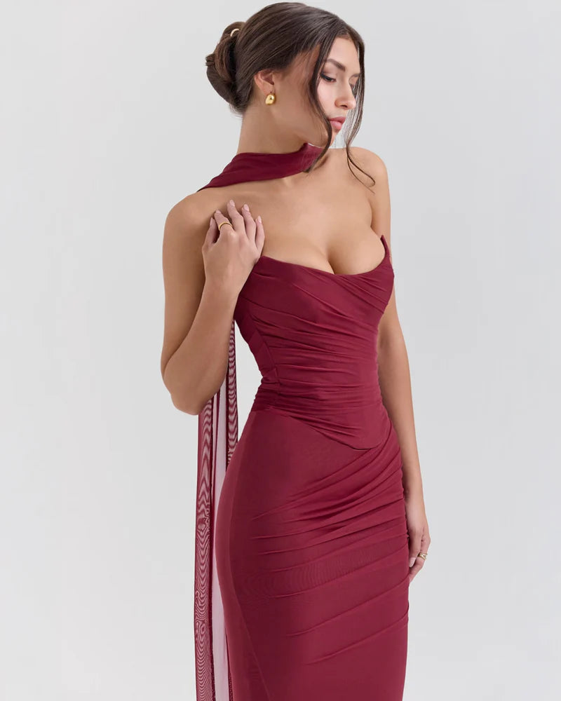 Camilla Dress - Burgundy