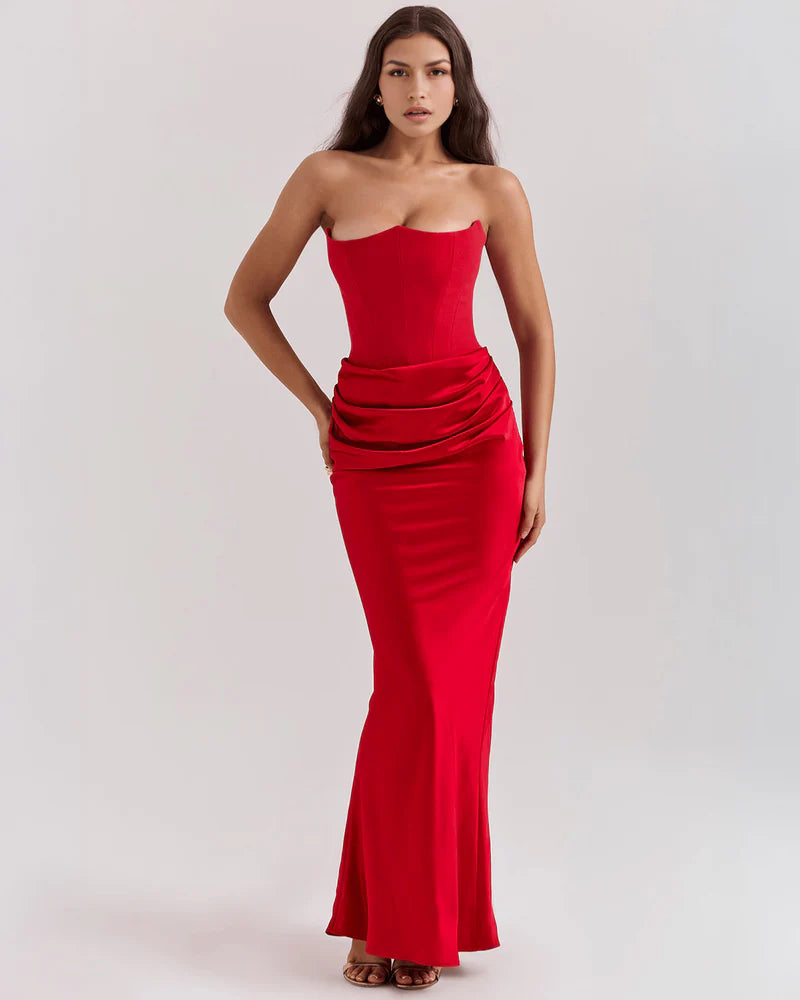 Josephine Dress - Red