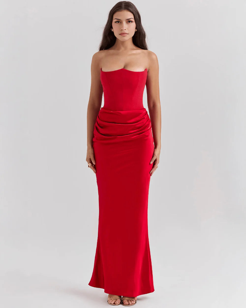 Josephine Dress - Red