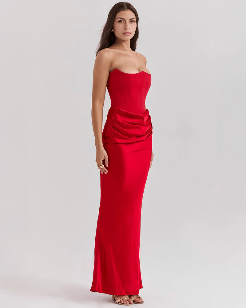 Josephine Dress - Red