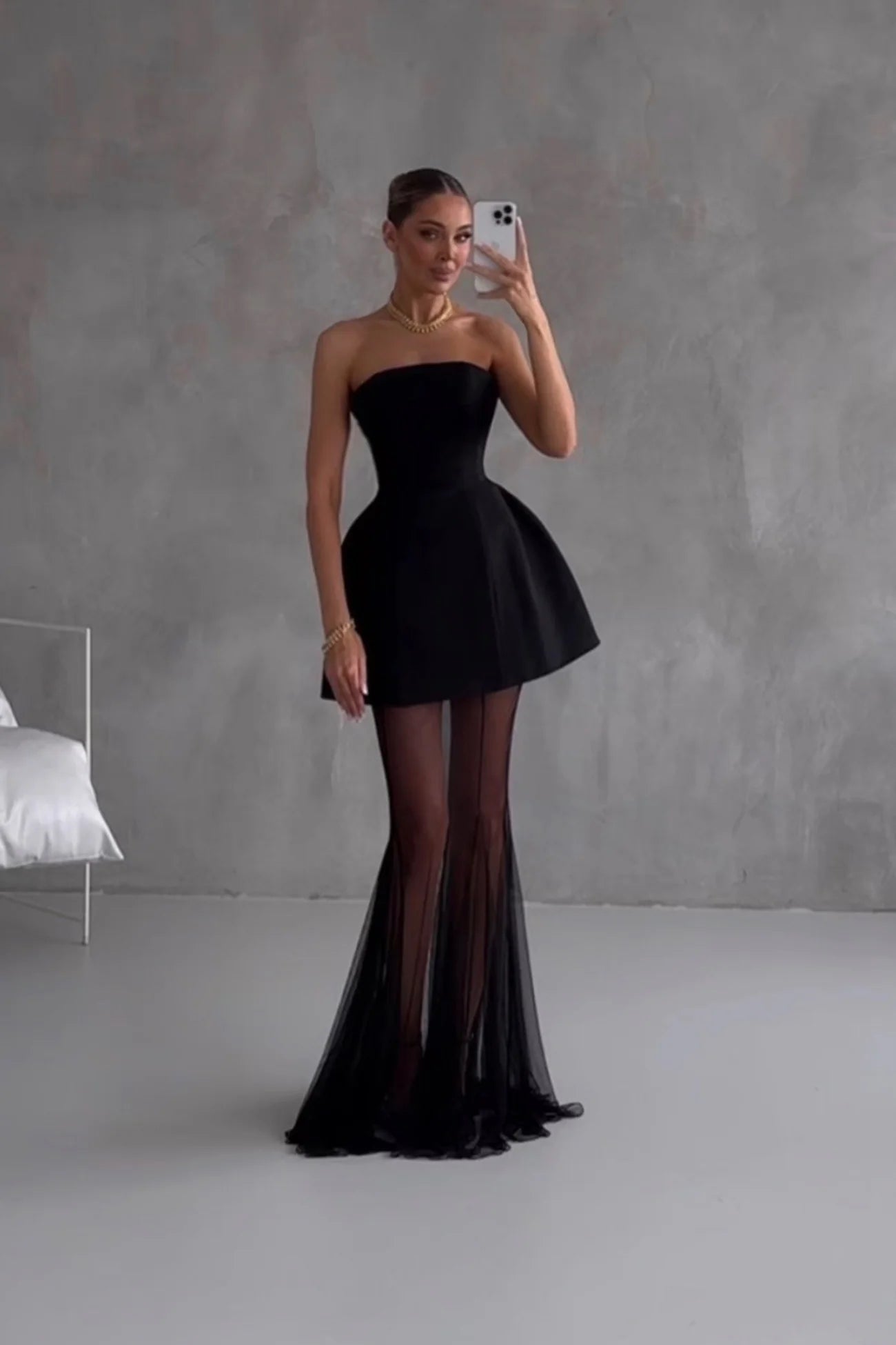 Eka Skirt Set - Black