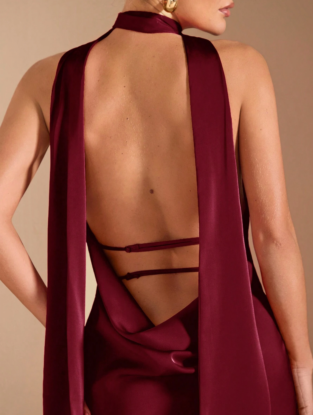 Taylor Dress Burgundy