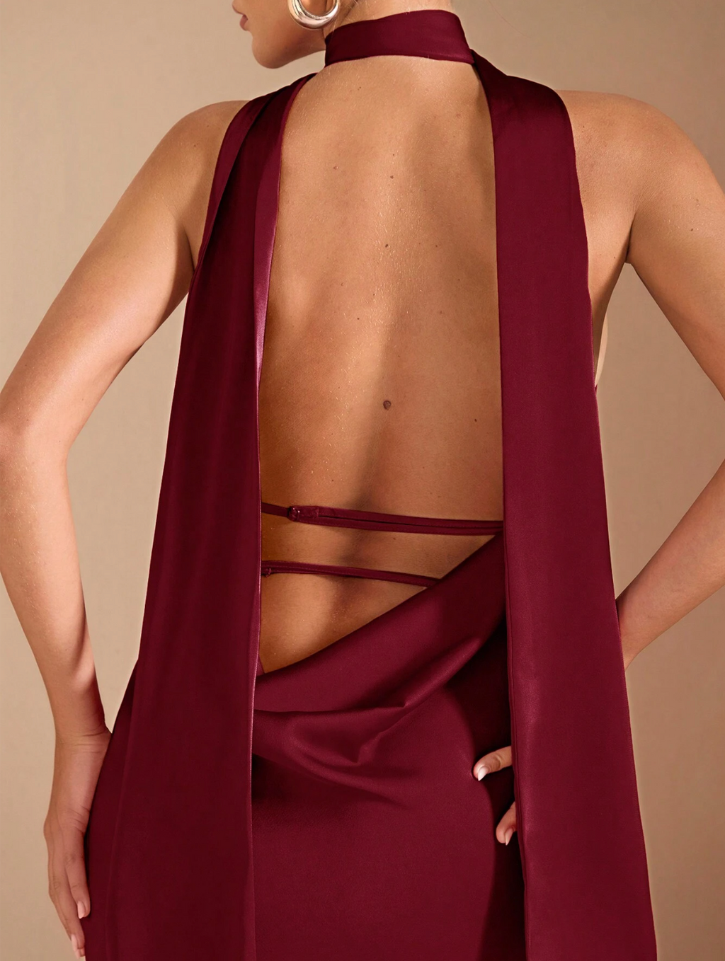 Taylor Dress Burgundy