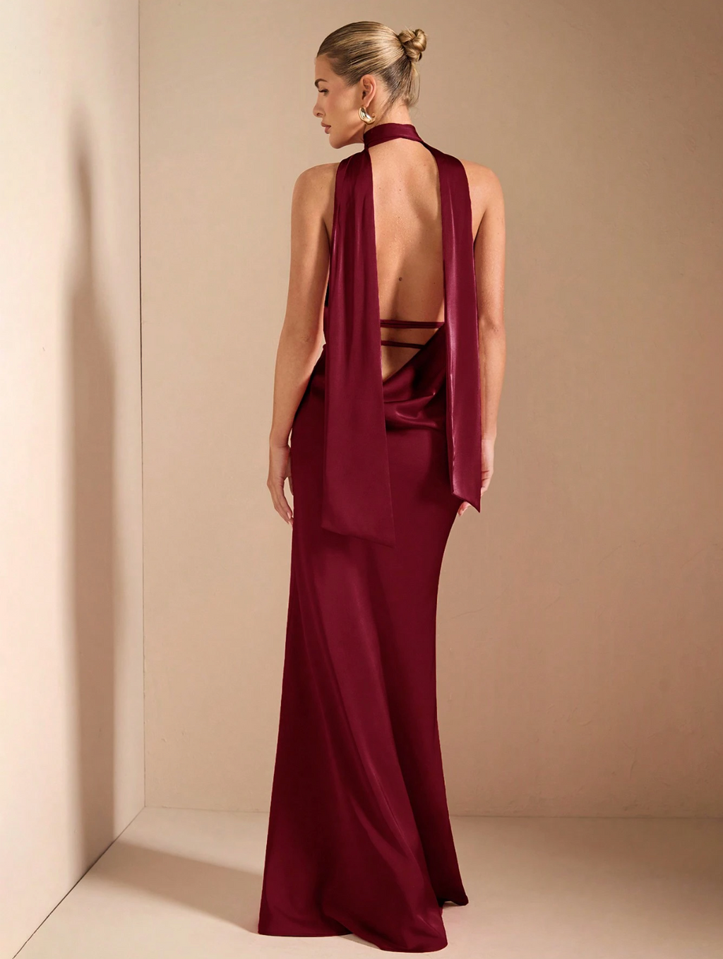 Taylor Dress Burgundy