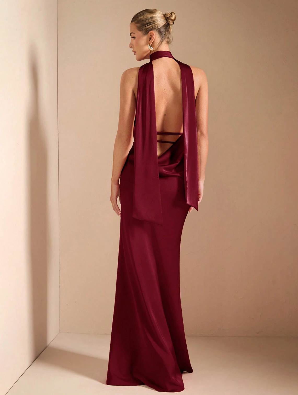 Taylor Dress Burgundy