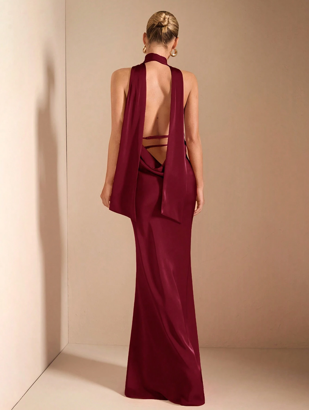 Taylor Dress Burgundy