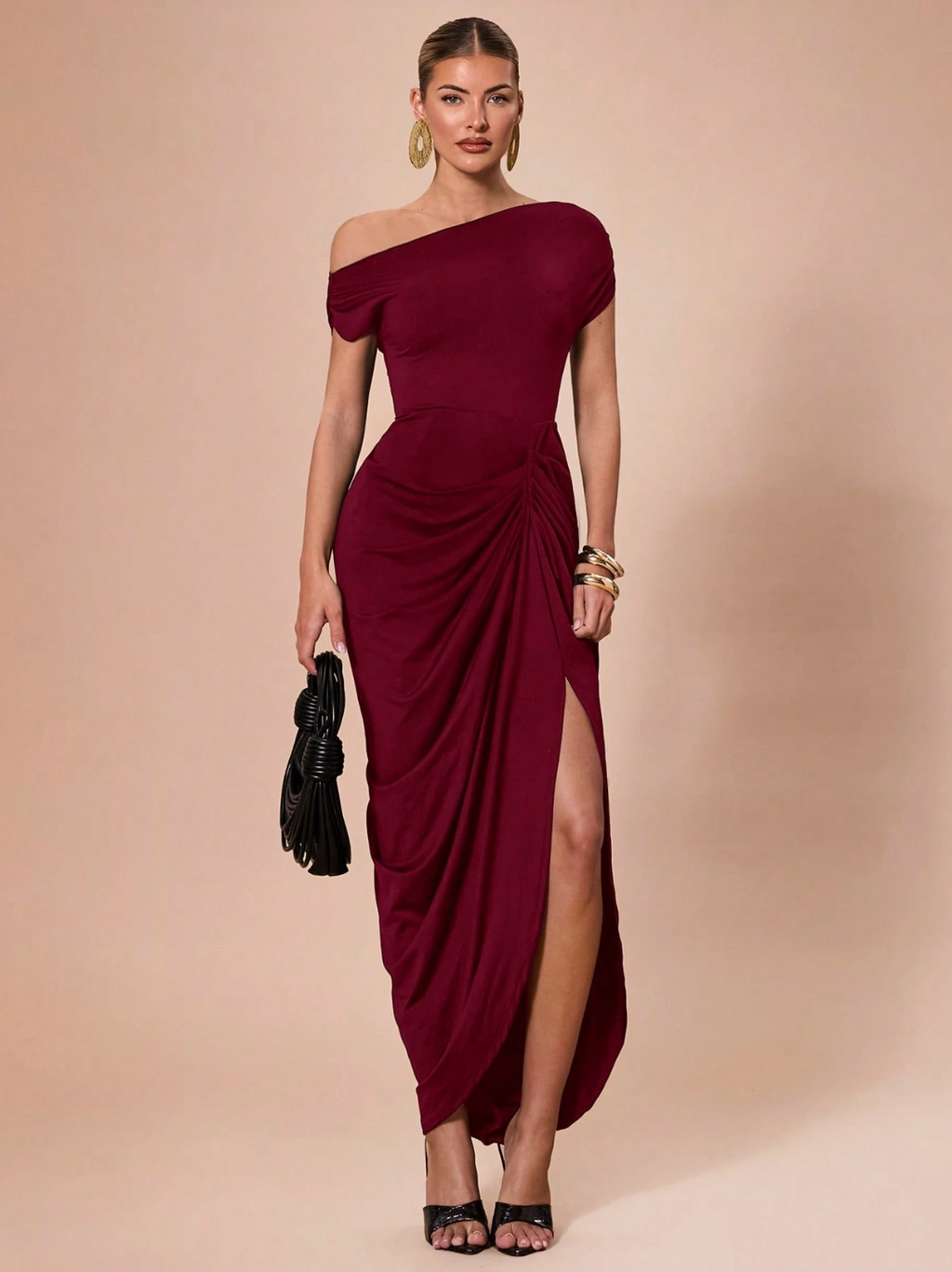 Maddy Dress - Burgundy