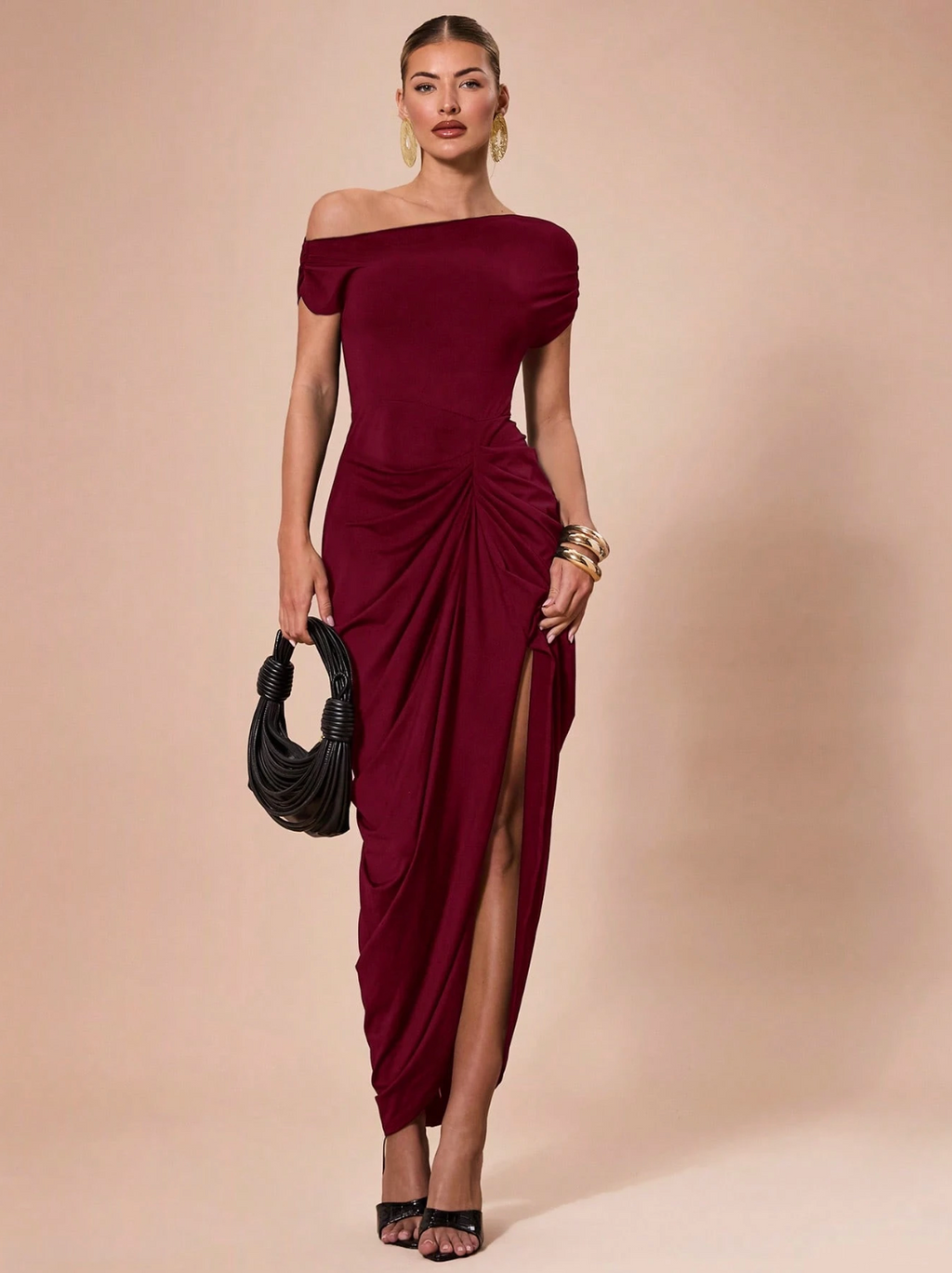 Maddy Dress - Burgundy