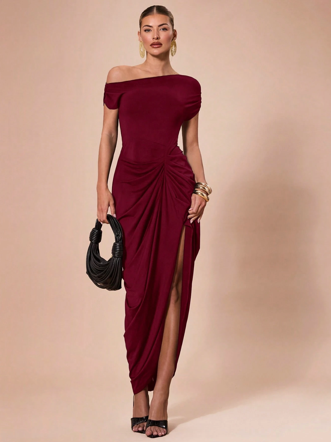 Maddy Dress - Burgundy