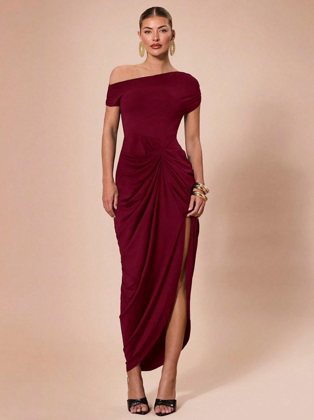 Maddy Dress - Burgundy