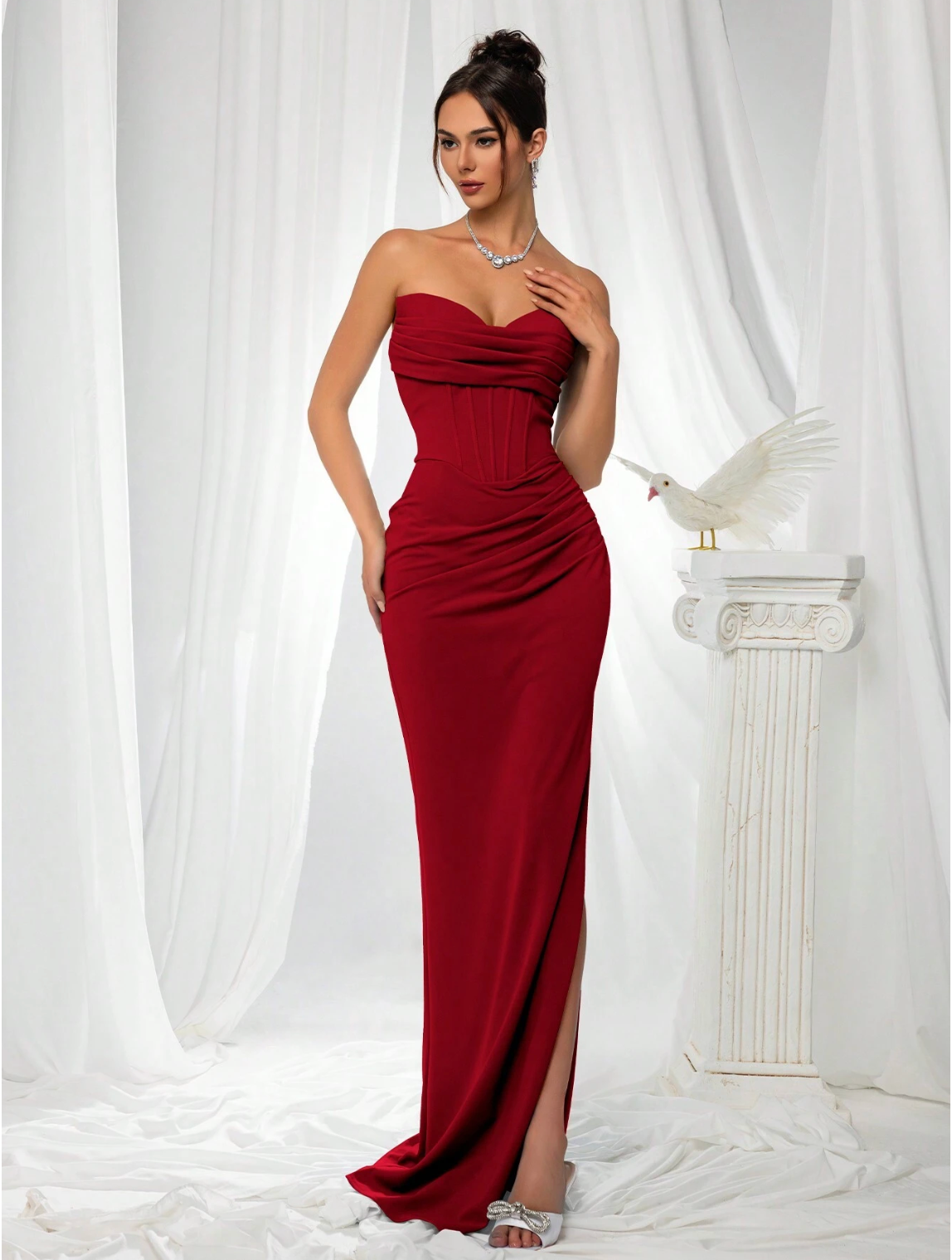 Barbara Dress - Red