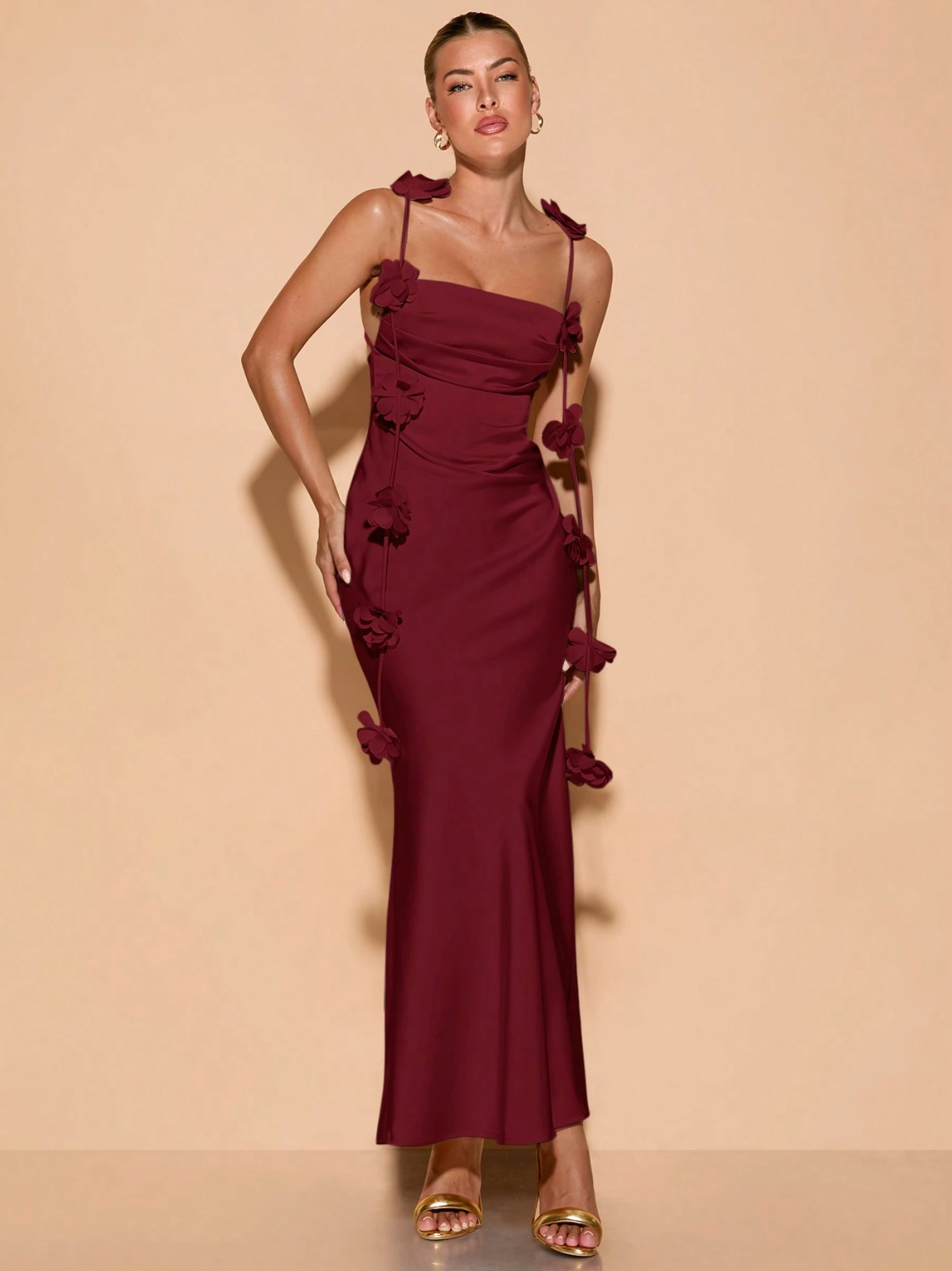 Alaia Dress - Burgundy