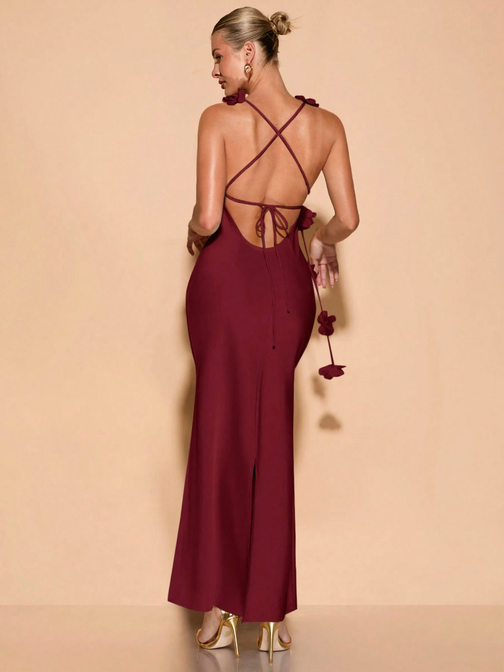 Alaia Dress - Burgundy